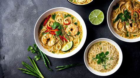  Laksa Johor: Uma Explosão de Sabores Picantes e Cremosos em um Caldo Irresistível!