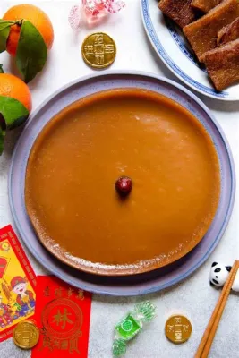  Nian Gao com Açúcar Mascavo e Gengibre Cristalizado: Uma Explosão de Doçura Acolhedora e Especiarias Aromáticas!